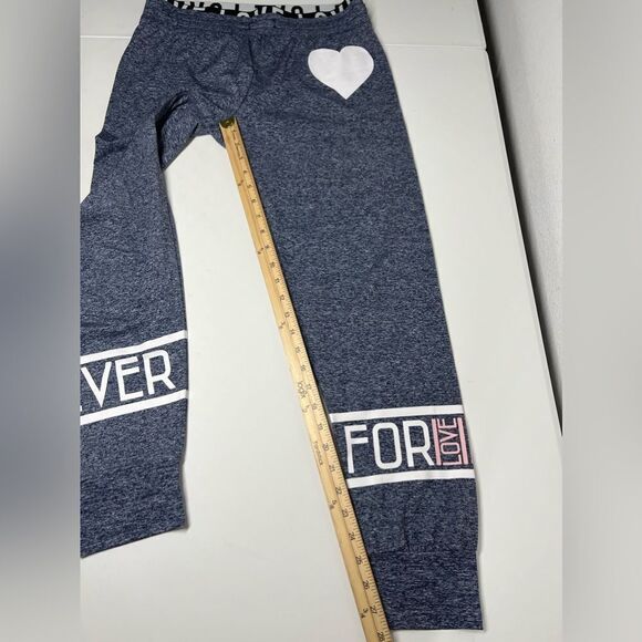 No Boundaries Womens Size M (7-9) Joggers Heather Gray Love Sweatpants - Picture 6 of 10